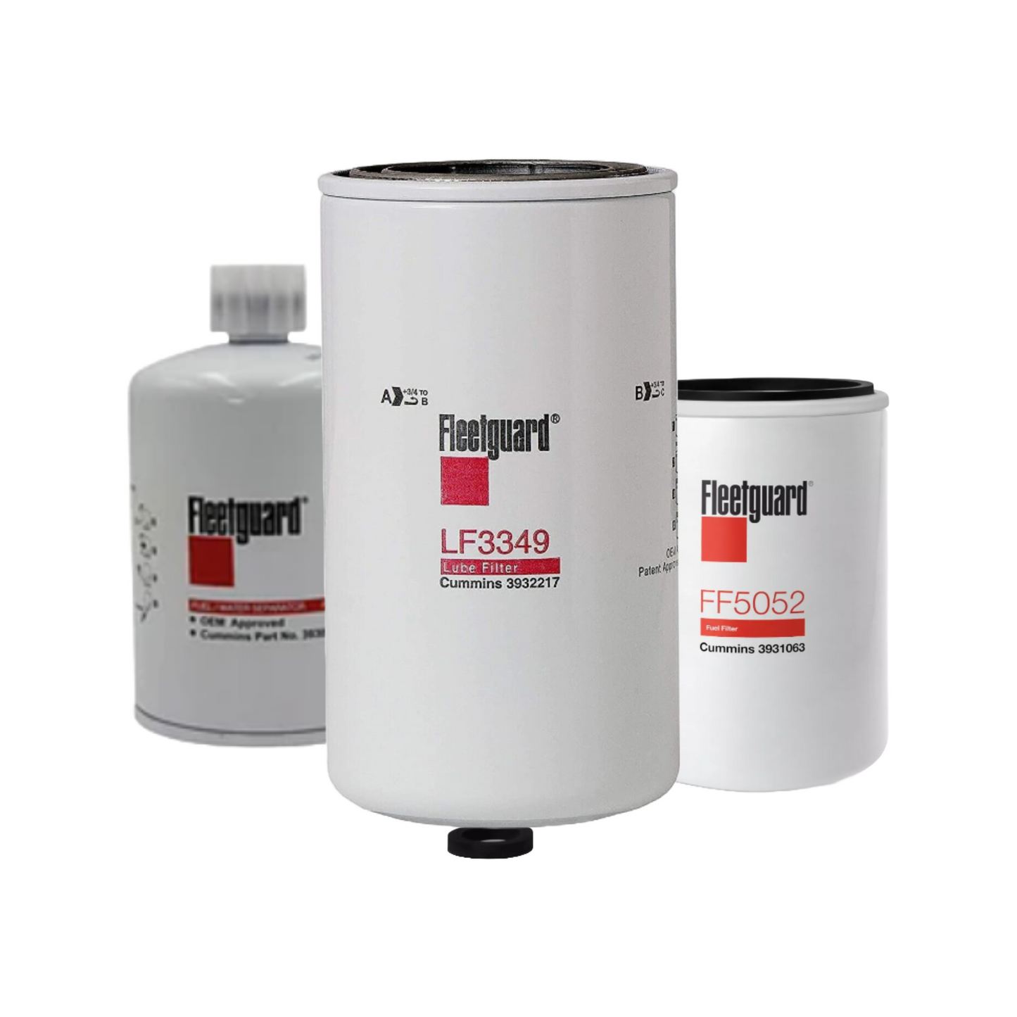 6BT Kit de Filtros Mantención para motor Fleetguard Cummins