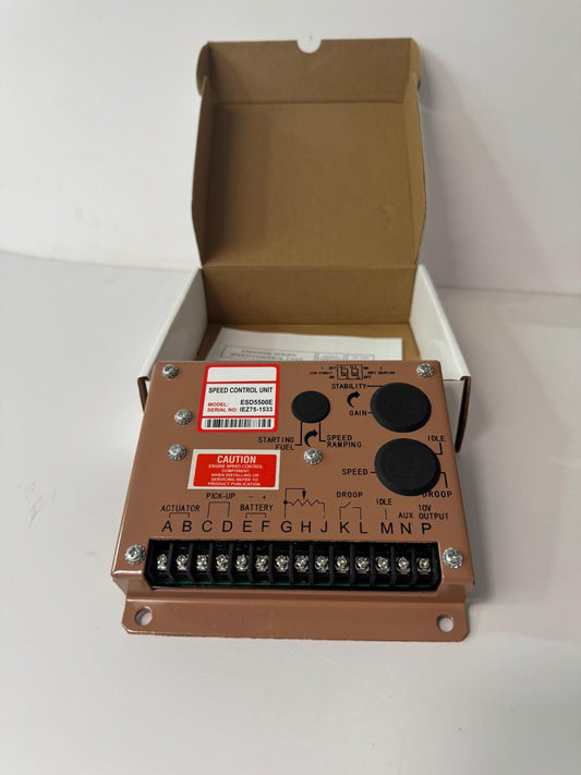 REGULADOR DE VELOCIDAD PARA GENERADORES MODELO ESD5500-E