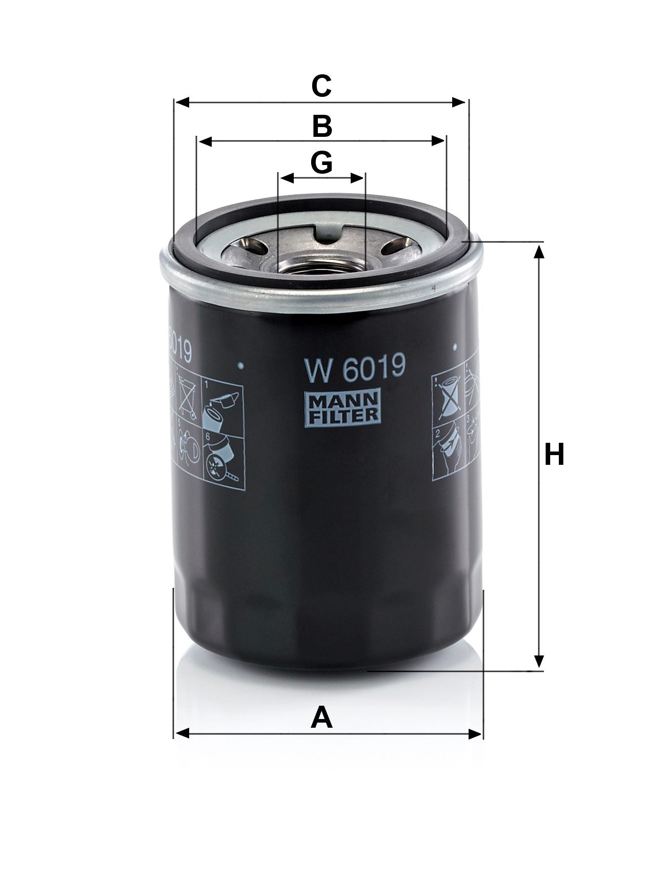 MANN-FILTER WK 8038 Brandstoffilter - voor Auto's Transporters